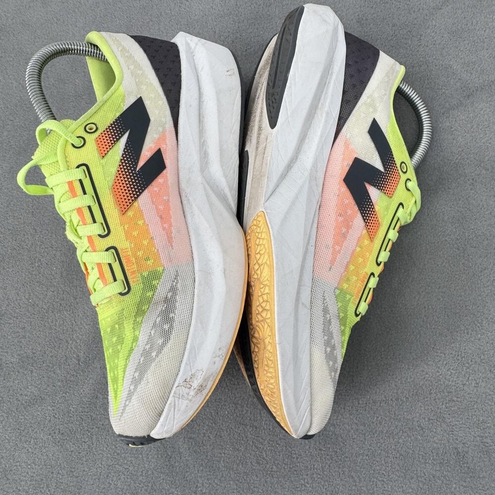 New Balance FuelCell Rebel v4 Womens 9 WFCXLA4 Lime Running Shoes - Picture 6 of 8